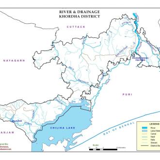 River and Drainage Map